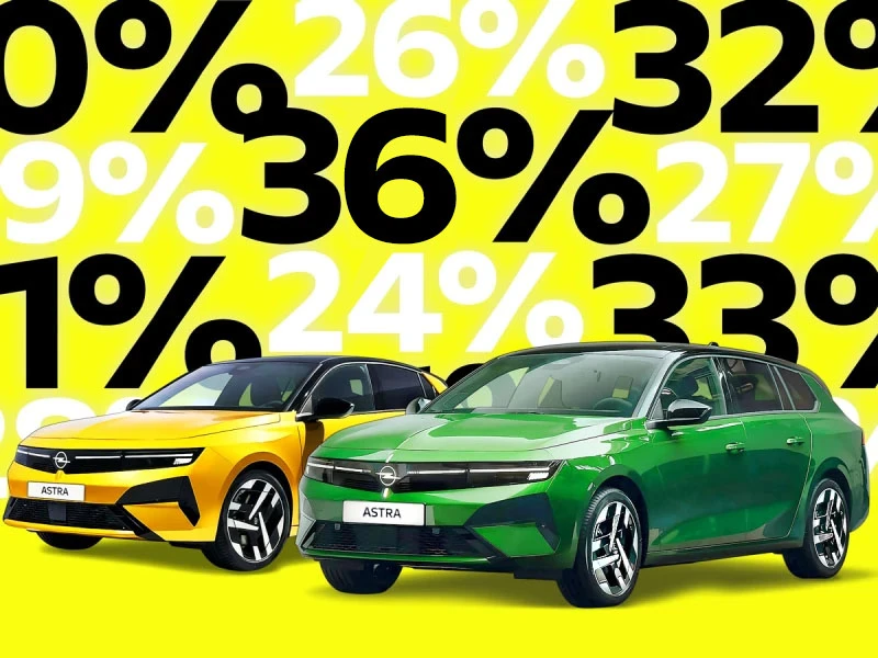[[Nur jetzt:]] Traumrabatte [[bis zuª 36%]] [[auf Astra-Modelle]]