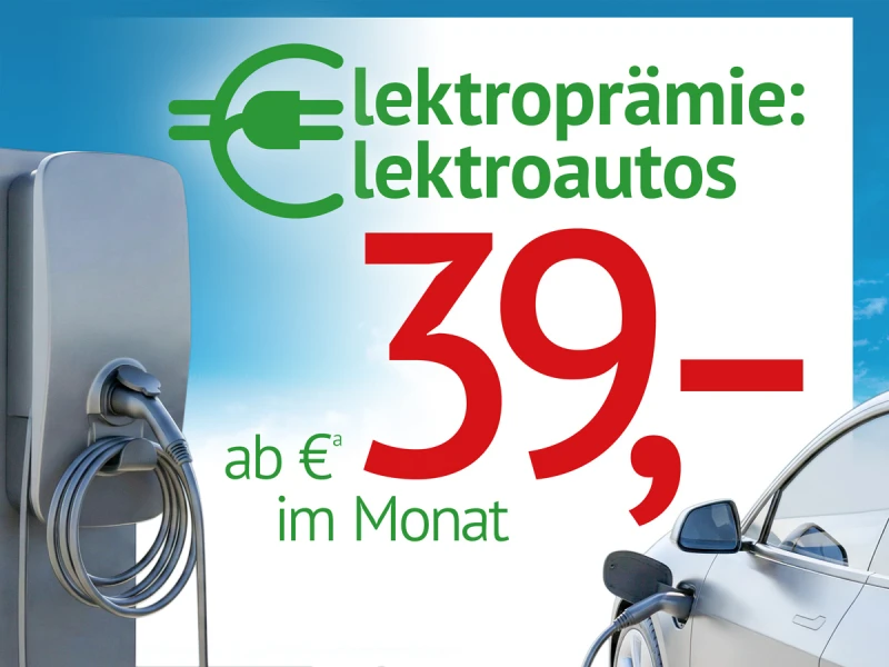Elektroautos jetzt fabelhaft günstig: [[Bis zu ª€ 6.000,—]] staatliche Elektroprämie!