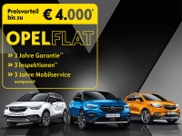Nur bis Ende März: Sparen Sie jetzt mit der Opel-Flat!