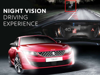 Peugeots Fahrassistenzsystem „Night Vision“ begeistert