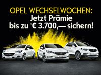 &quot;Hot Deal&quot; Opel-Wechselwochen: Bis zu € 3.700,–* Prämie beim Autokauf!